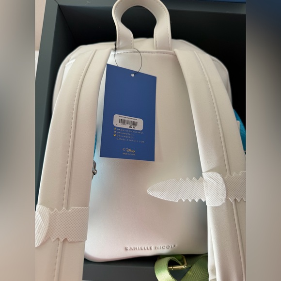 Danielle Nicole White and Blue Winged Backpack - Picture 2 of 2